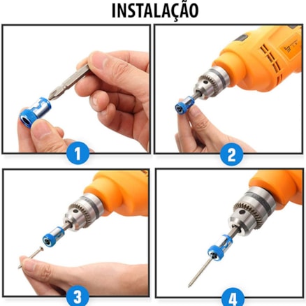 Anel Magnético Super Imã Para Parafusadeira Ferramenta Universal 7mm