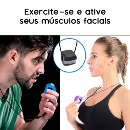 Aparelho de Tonificação Mandíbula Mordida Maxilar Masculino e Feminino Silicone