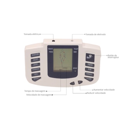 Aparelho Fisio Tens/fes Mc008