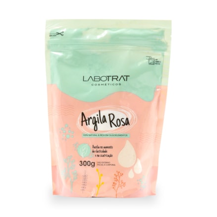 Argila Rosa Em Pó Labotrat 300g