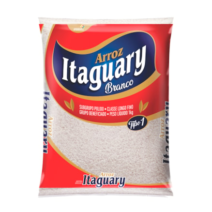 Arroz Itaguary Branco Tipo 1 1kg