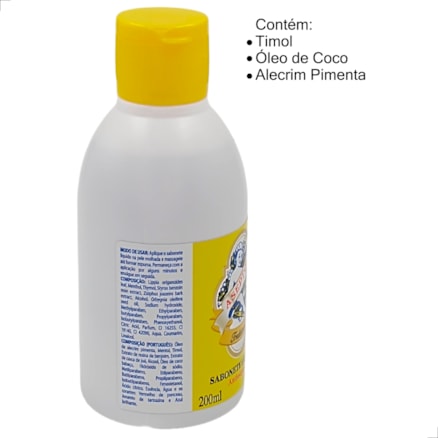 Aseptol Sabonete Líquido 200ml Antisséptico Corporal Higiene Cuidados Sensível