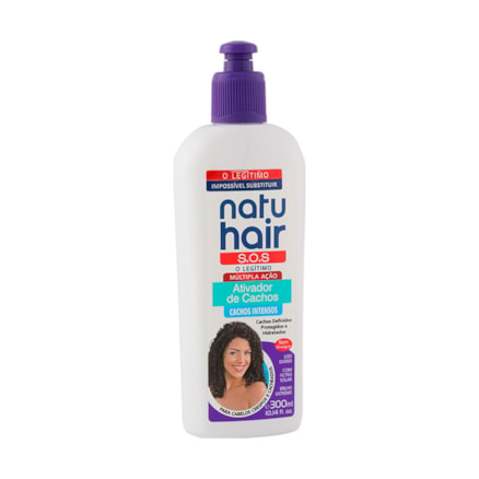 Ativador Cachos Natuhair Sos Cachos Intensos Brilho 300ml