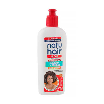 Ativador Cachos Natuhair Sos Cachos Radiante Brilho 300ml