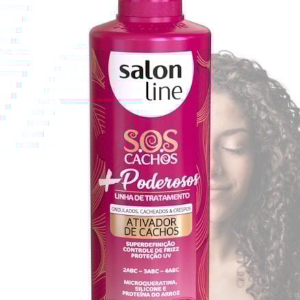 Ativador Cachos Salon Line Sos Cachos + Poderosos 300ml