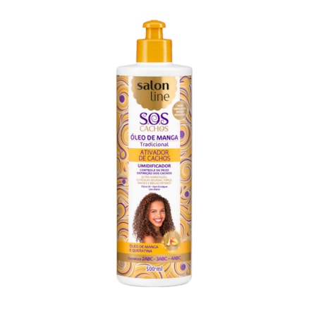 Ativador Cachos Salon Line Sos Óleo Manga Queratina 500ml