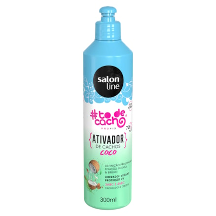 Ativador Cachos Salon Line #todecacho Coco 100% Vegano 300ml