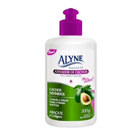 Ativador De Cachos Alyne Abacate 300g