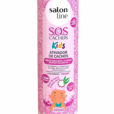 Ativador De Cachos Salon Line Kids Óleo De Coco 300ml