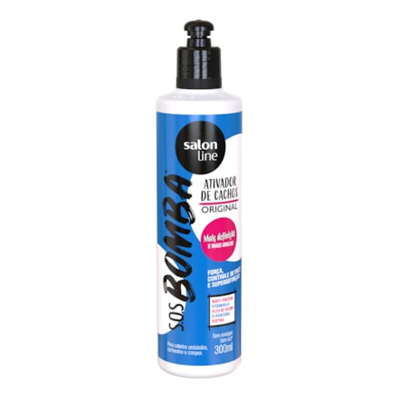 Ativador De Cachos Salon Line Sos Bomba +definição 300ml