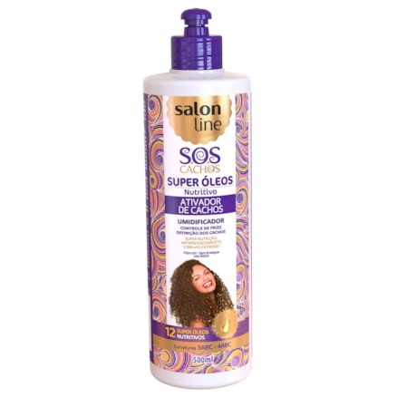 Ativador De Cachos Salon Line Sos Nutri 500g