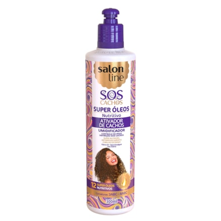 Ativador De Cachos Salon Line Sos Nutritivo 300ml