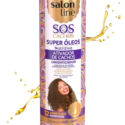 Ativador De Cachos Salon Line Sos Nutritivo 300ml