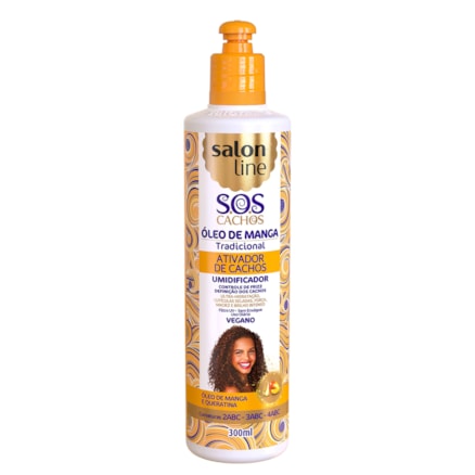 Ativador De Cachos Salon Line Sos Umidificador 300ml