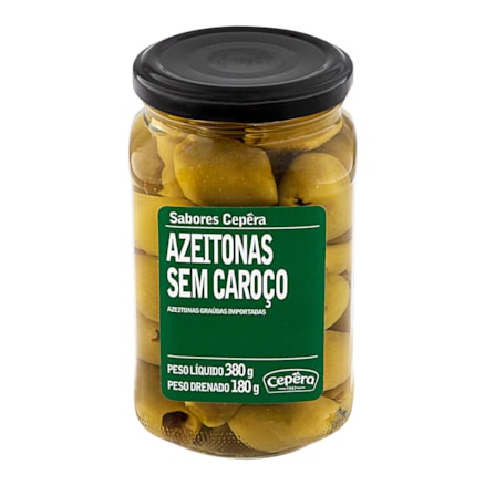 Azeitona Sem Caroço Cepêra 380g