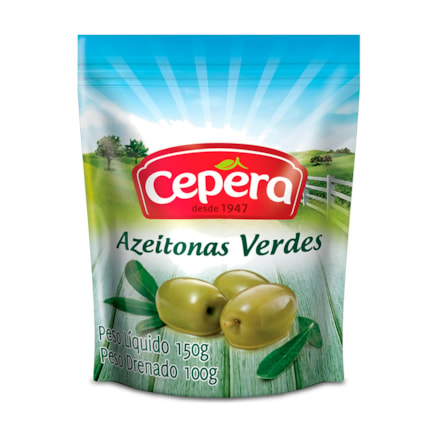 Azeitona Verde Cepêra Sachê 100g