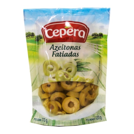 Azeitona Verde Fatiada Cepêra Sachê 120g