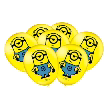 Balão Festcolor Minions Amarelo Pacote 25 Und