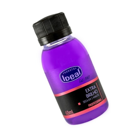 Base Unha Ideal Extra Brilho Com Silicone Profissional 60ml