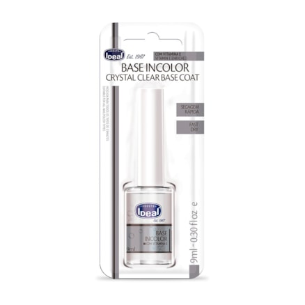 Base Unha Ideal Incolor Com Silicone Profissional 9ml