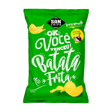 Batata Frita San Chips Ok Você Venceu Cebola 55g