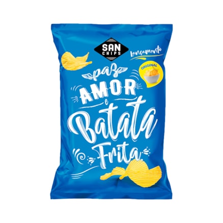 Batata Frita San Chips Paz E Amor Original 55g