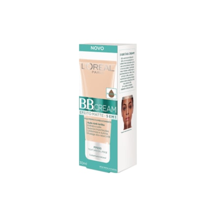 Bb Cream Loreal Efeito Matte Morena 5 Em 1 30ml