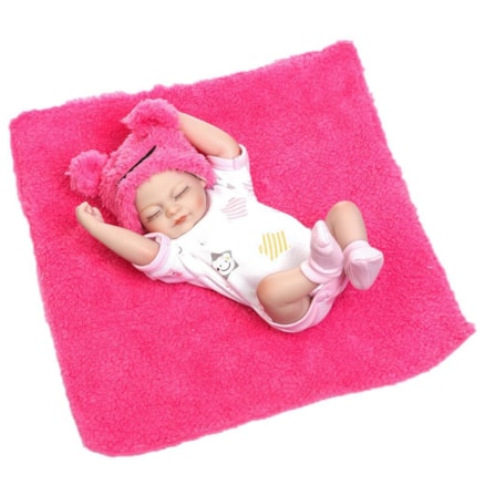 Bebê Feminino Vinil Mini Reborn Wcs