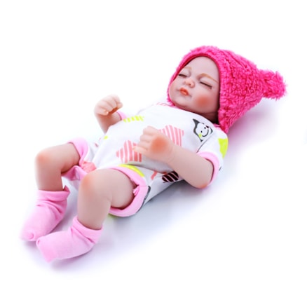 Bebê Feminino Vinil Mini Reborn Wcs