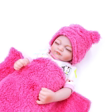 Bebê Feminino Vinil Mini Reborn Wcs