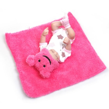 Bebê Feminino Vinil Mini Reborn Wcs