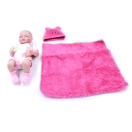 Bebê Feminino Vinil Mini Reborn Wcs