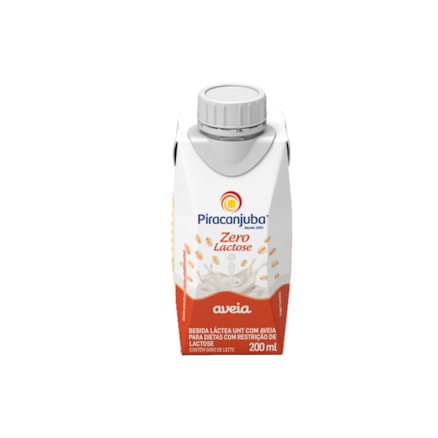 Bebida Láctea Piracanjuba Aveia Zero Lactose 200ml