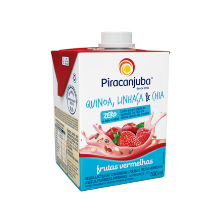 Bebida Láctea Piracanjuba Quinoa Frutas Vermelhas 500ml