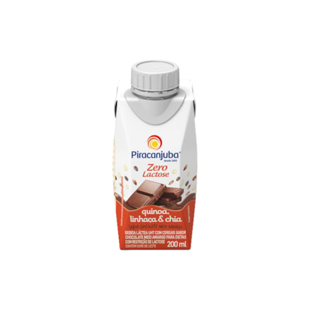 Bebida Láctea Piracanjuba Quinoa, Linhaça E Chia Zero Lactose 200ml