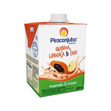 Bebida Láctea Piracanjuba Quinoa Mamão Maçã E Cereais 500ml