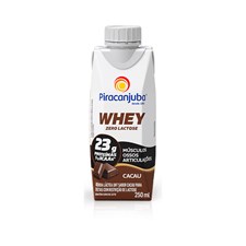 Bebida Láctea Piracanjuba Whey 0 Lactose Cacau 250ml