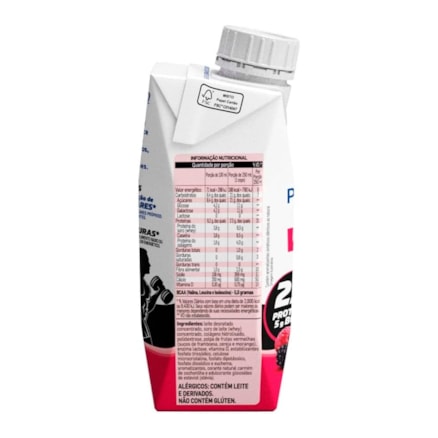 Bebida Láctea Piracanjuba Whey No Lac Frutas Vermelhas 250ml