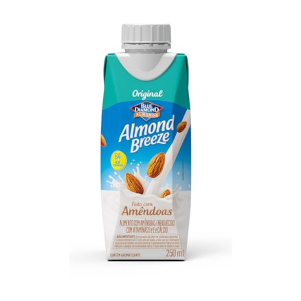 Bebida Vegetal De Amêndoas Almond Breeze Original 250ml