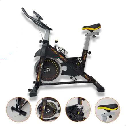 Bicicleta Ergométrica Elite Academia Roda Inércia Althor