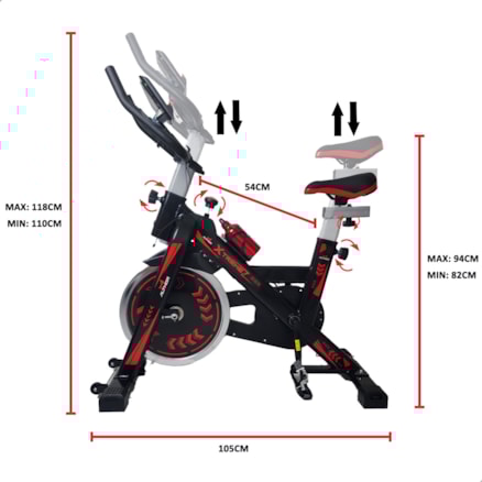 Bicicleta Ergométrica Xtreme Modelo LHS118
