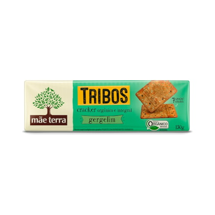 Biscoito Cracker Orgânico Mãe Terra Tribos Gergelim 130g