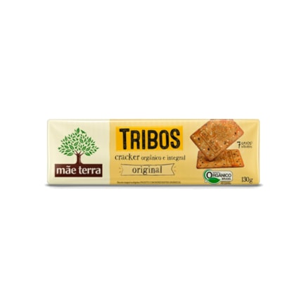 Biscoito Cracker Orgânico Mãe Terra Tribos Original 130g