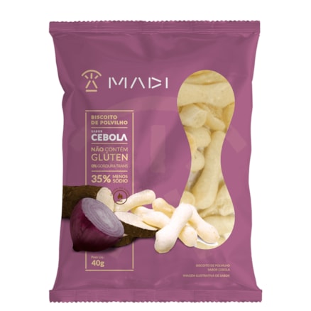 Biscoito De Polvilho Madi Cebola 40g