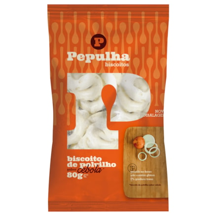 Biscoito De Polvilho Pepulha Sabor Cebola 80g