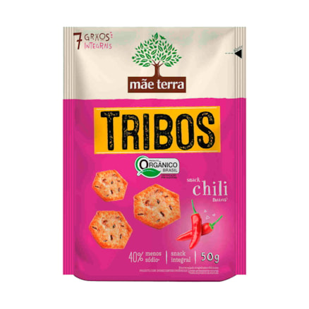 Biscoito Integral Chili Suave Mãe Terra Tribos Orgânico 50g