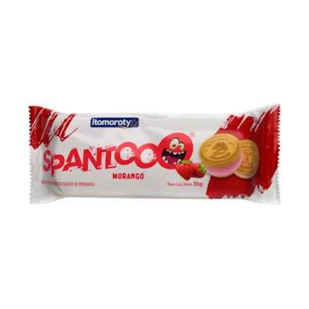 Biscoito Itamaraty Mini Spantoo Morango 30g