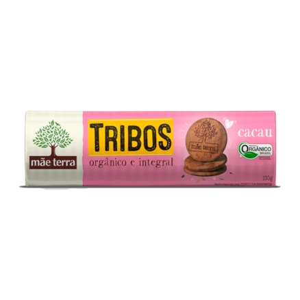 Biscoito Orgânico Integral Mãe Terra Tribos Coco 130g