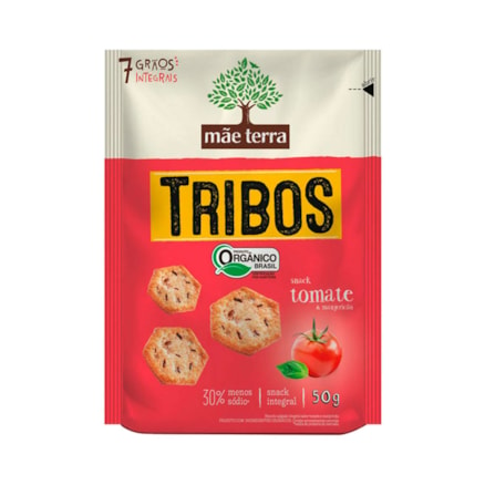 Biscoito Salgado Integral Mãe Terra Tribos Tomate 50g