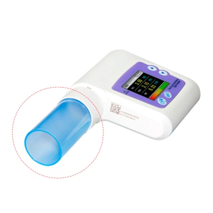 Bocal de Espirômetro Tubete Para Espirometria Reutilizável Nicefeel 60mm Ø30mm